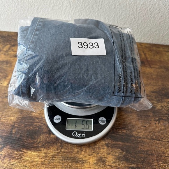 Good American Womens Good Skinny Legs Crop Jeans Denim Light Wash Blue Size 18 - Picture 12 of 12